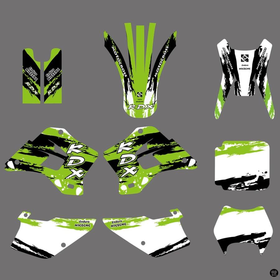 カワサキ KDX200 KDX220 KDX 200 220 1995-38565 バイクグラフィック