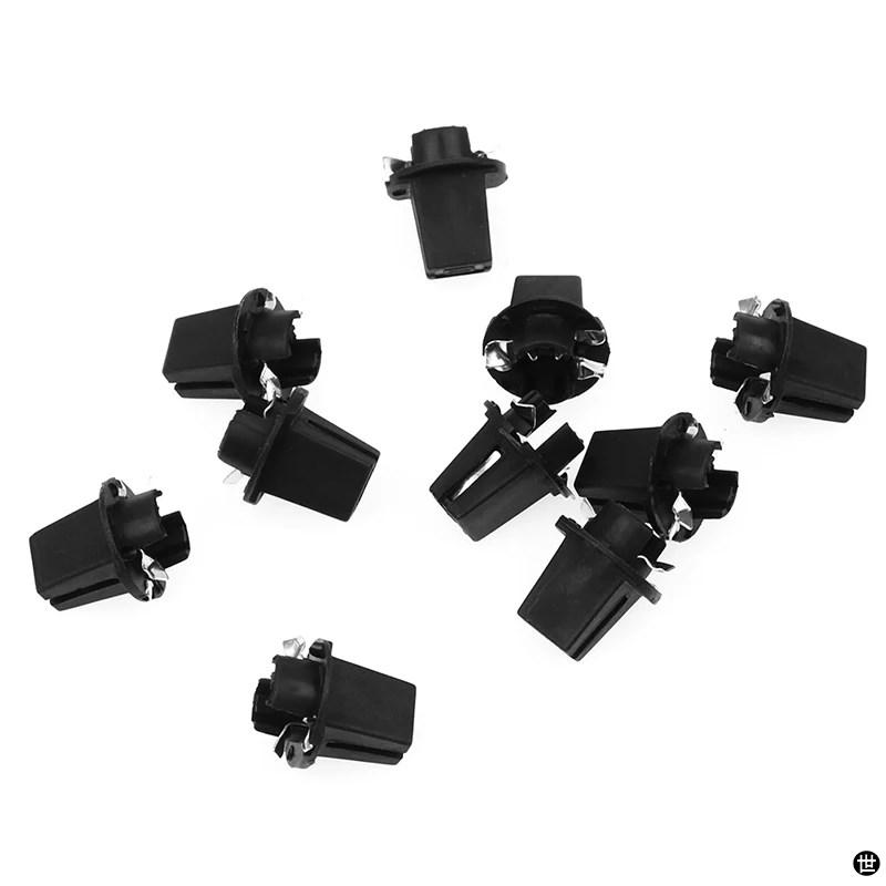 10 個 T5 B8.5D ツイストロックプラグアンドプレイ電球ホルダー