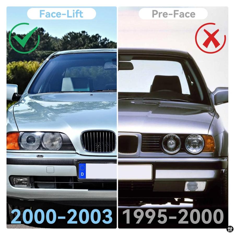 BMW 5 シリーズ E39 36586 ヘッドライトリフレクターホルダーリペアキット OE # 63120027924 4 セット交換 ...