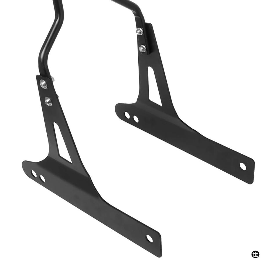 新品未使用 ハーレー バックレスト シーシーバー Amazon | 調節可能なオートバイ後部座席バックレスト シーシーバー