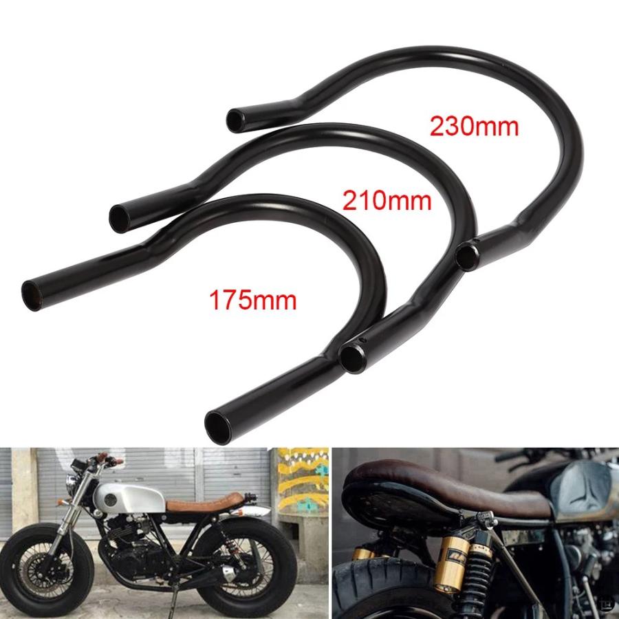汎用バイクエンドブラットスタイルシートフレームフーループカフェ