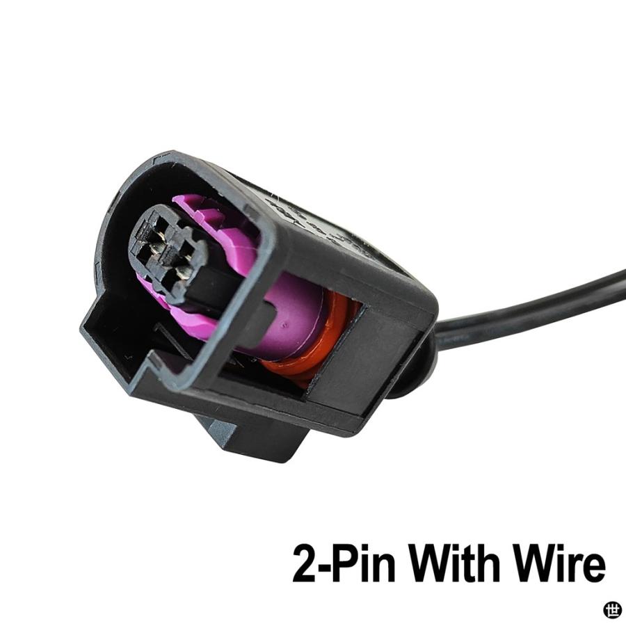 2 個アウディ VW シュコダシート 2PIN オルタネータコネクタメス燃料