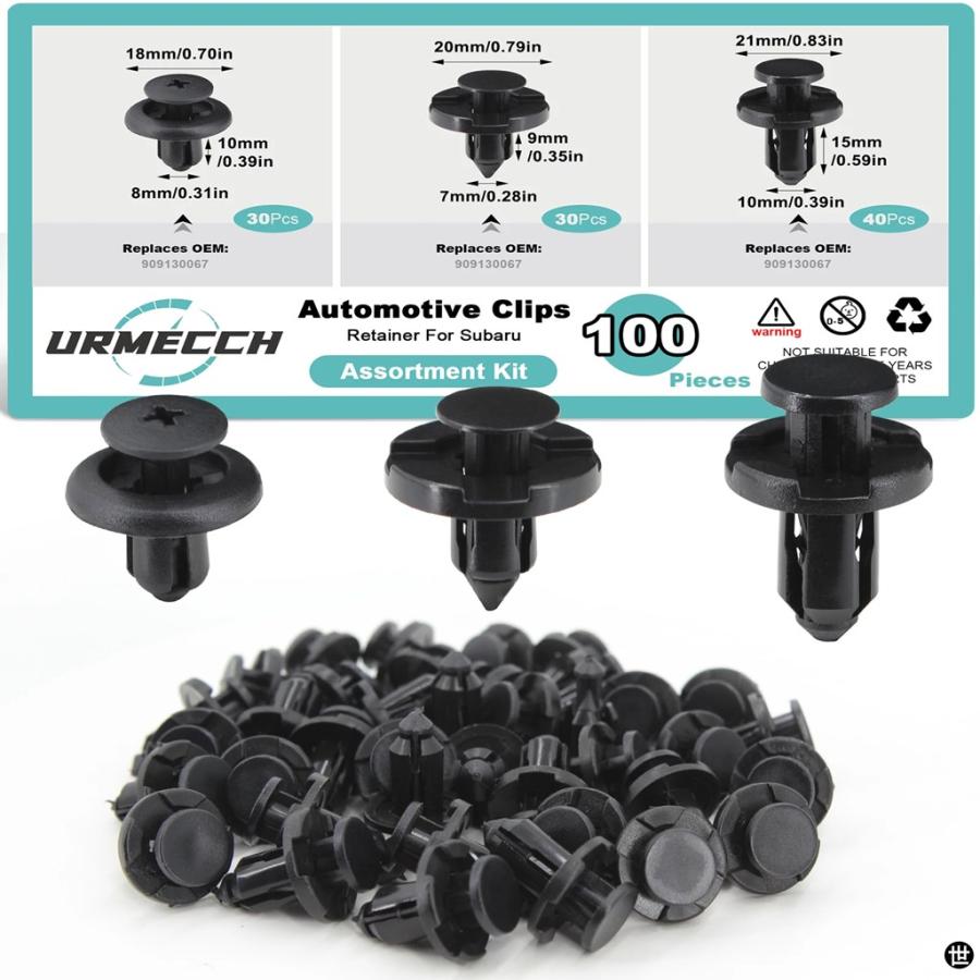 プッシュタイプリテーナーバンパーリベットフェンダーライナークリップ