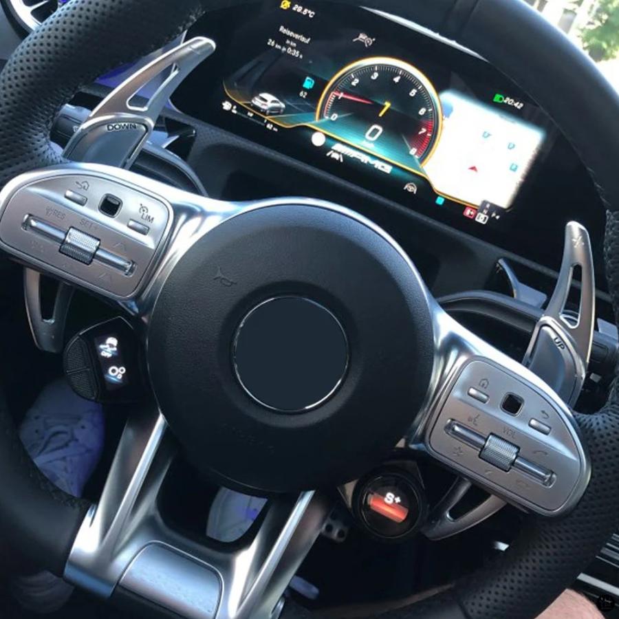 ステアリングホイールシフトパドルメルセデス ベンツ GLC GLA AMG A35