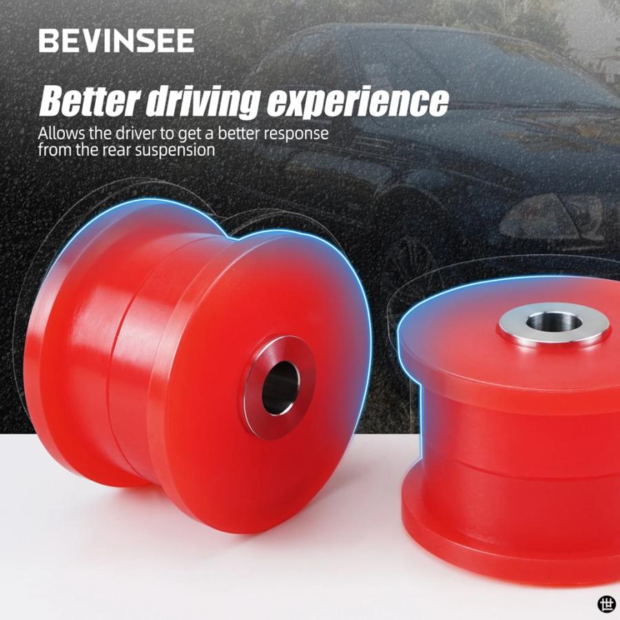 BEVINSEE ポリウレタン リアトレーリングアームブッシュ BMW E36 E46