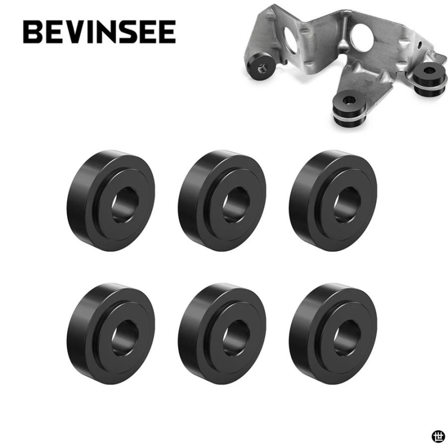 BEVINSEE アルミ シフター ブラケット ブッシング VW 02A 02J 02M 02Q
