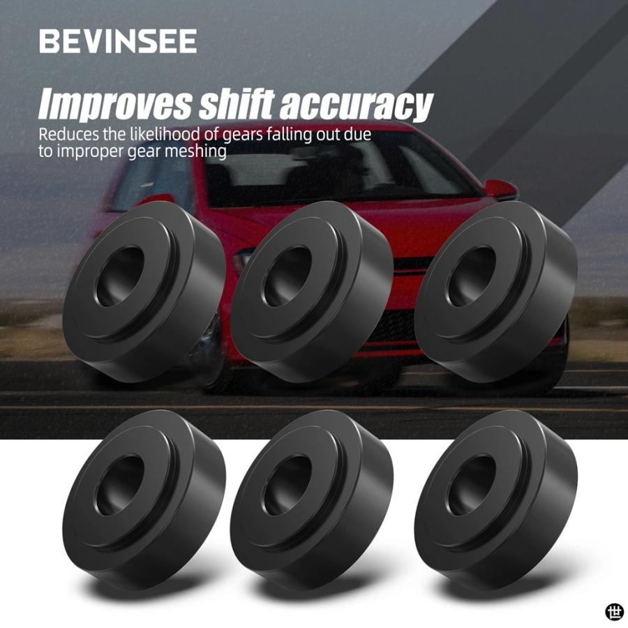 BEVINSEE アルミ シフター ブラケット ブッシング VW 02A 02J 02M 02Q