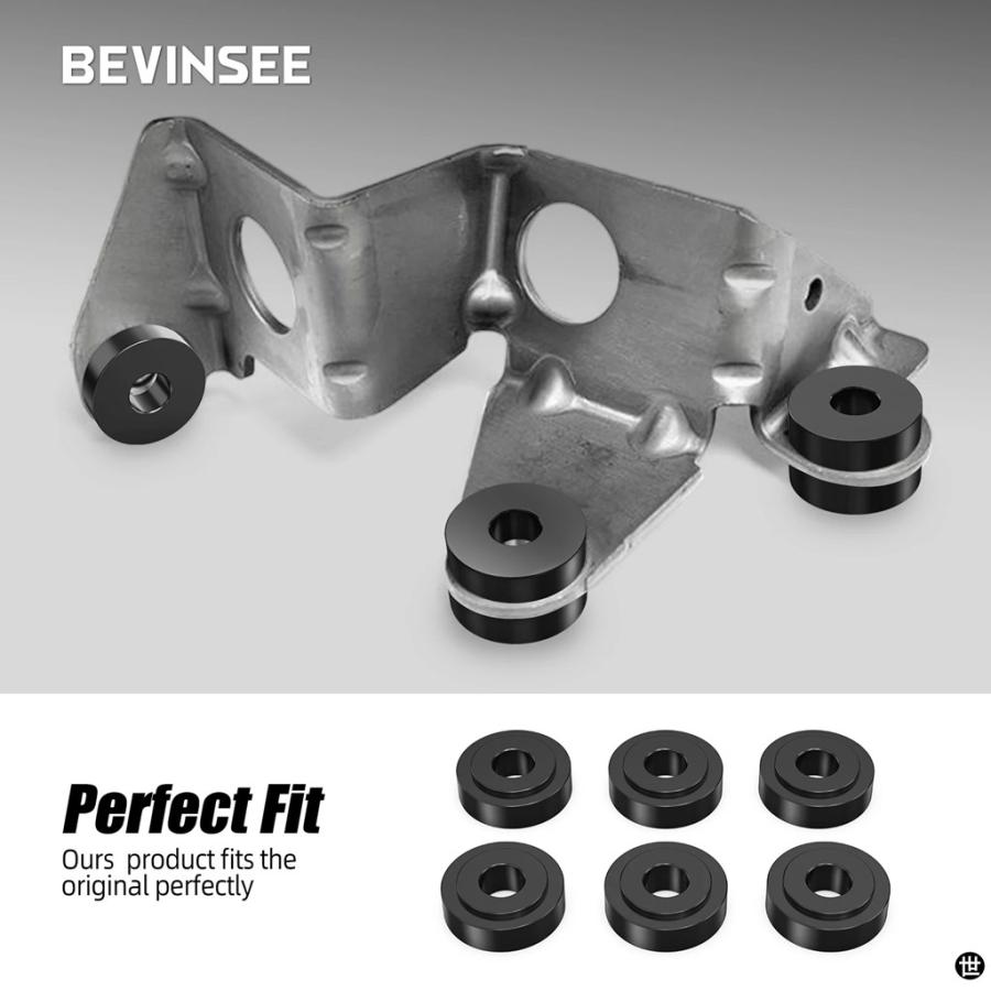 BEVINSEE アルミ シフター ブラケット ブッシング VW 02A 02J 02M 02Q
