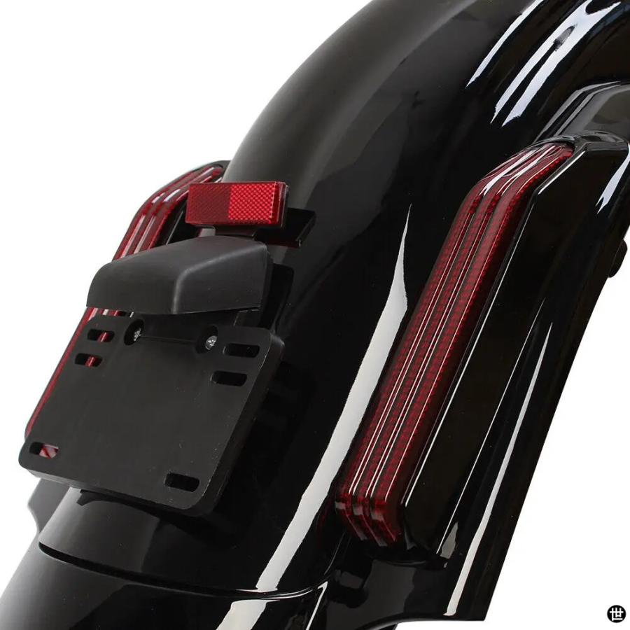バイク交換 LED リアフェンダーフェイシアブレーキターンテールライト