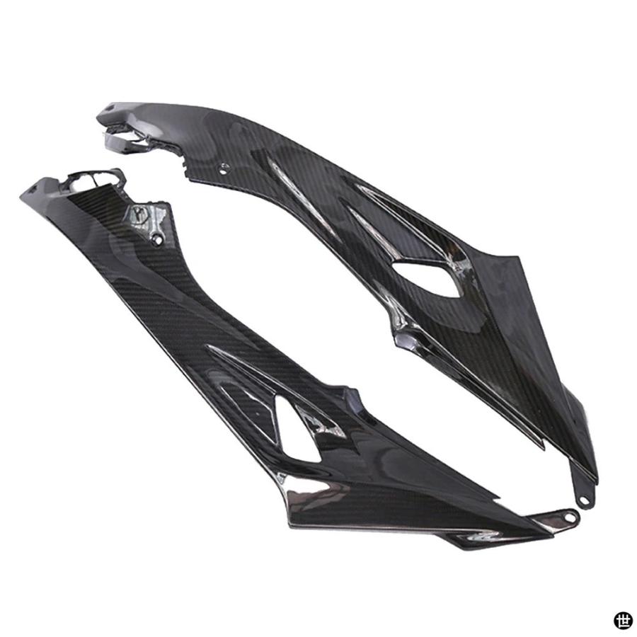 カーボン ABS バイク燃料タンク側板フェアリングカバーサイドパネル