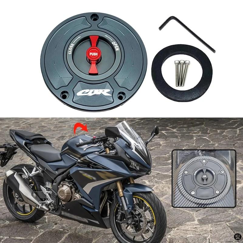 バイクキーレスバイクガスキャップ燃料タンクキャップカバーホンダ