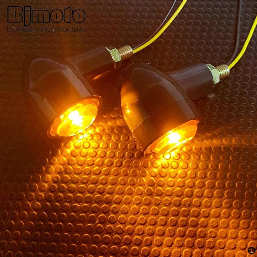 汎用ヴィンテージクラシックバイク LED 超高輝度電球ウィンカーライト
