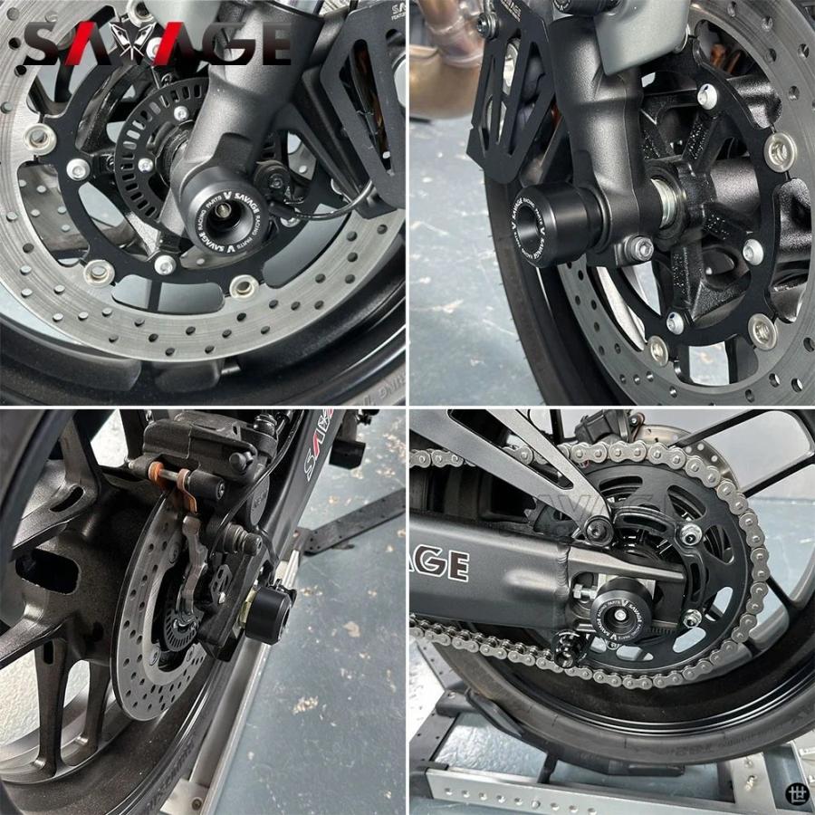 2024 ヤマハ MT-09 フレームスライダーリアフロントフォークアクスル