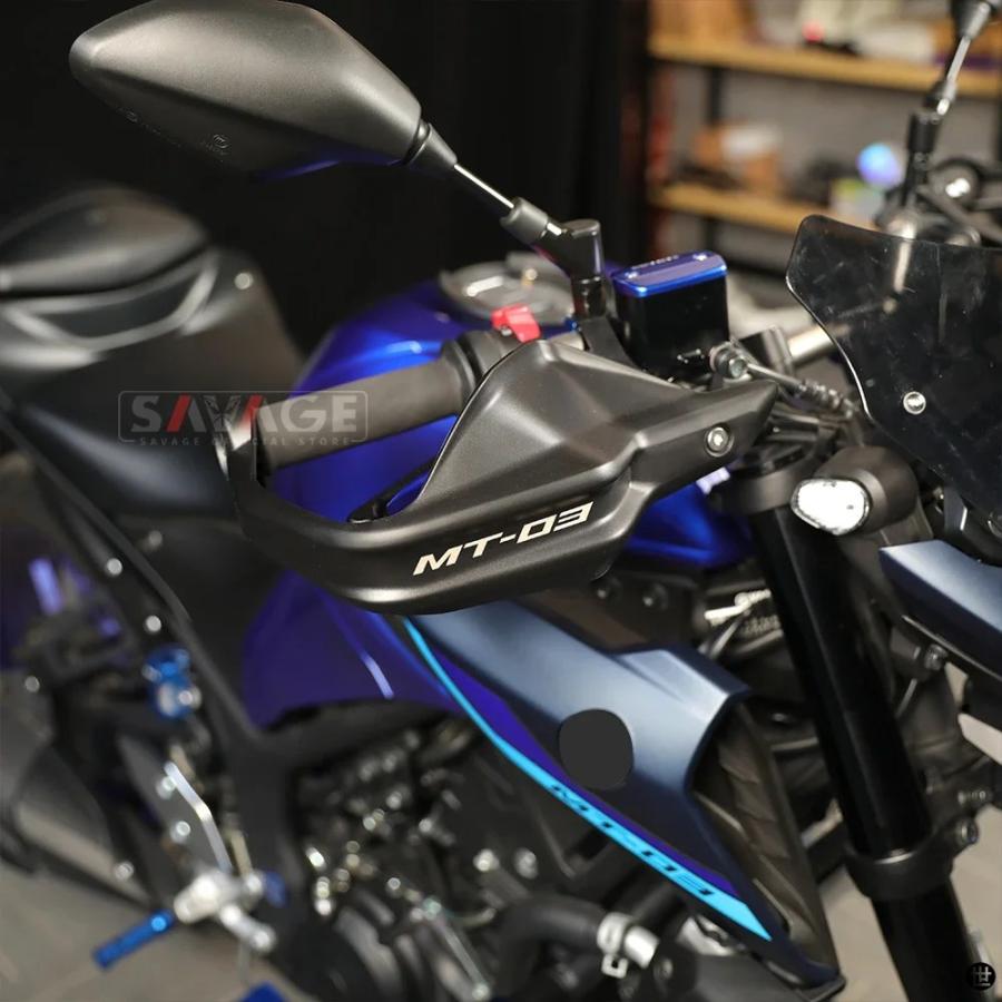 MT03 MT25 ハンドルバーハンドガードヤマハ MT-03 MT-25 2015-2024