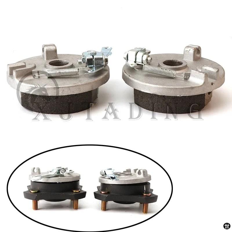 110 MM * 4 スタッドブレーキドラムホイールハブ左/右ドラムブレーキ