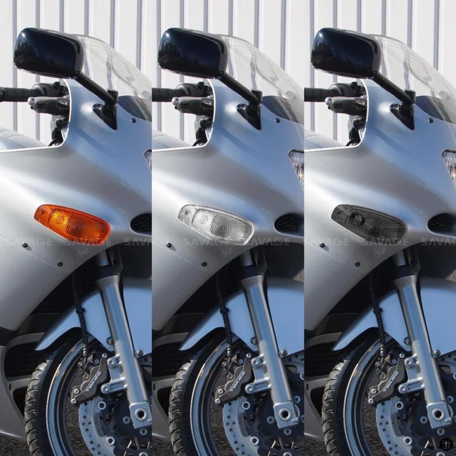 フロントウィンカーライトレンズカワサキ ZZR1100 D ZX11 ニンジャ