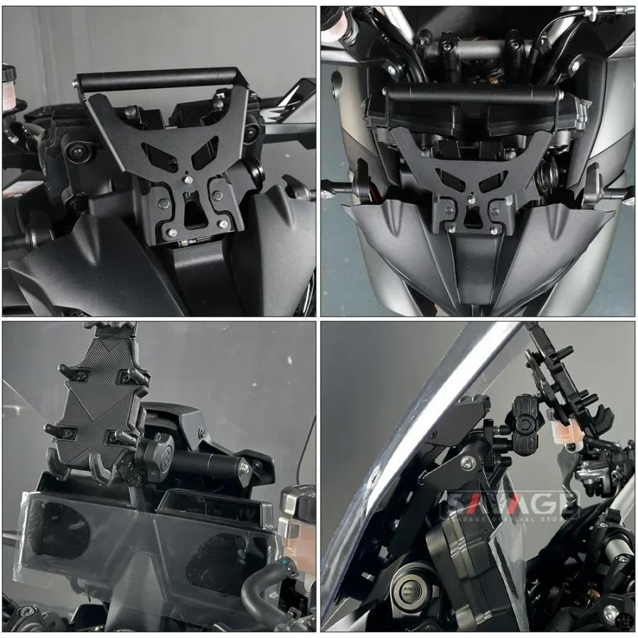 トレーサー 9GT ハンドルバー延長ナビゲーションブラケットヤマハ