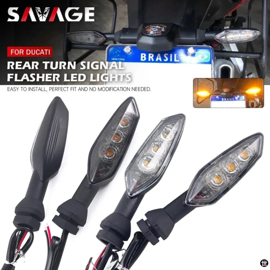 フラッシャー LED ウインカードゥカティモンスター 659 696 796 797