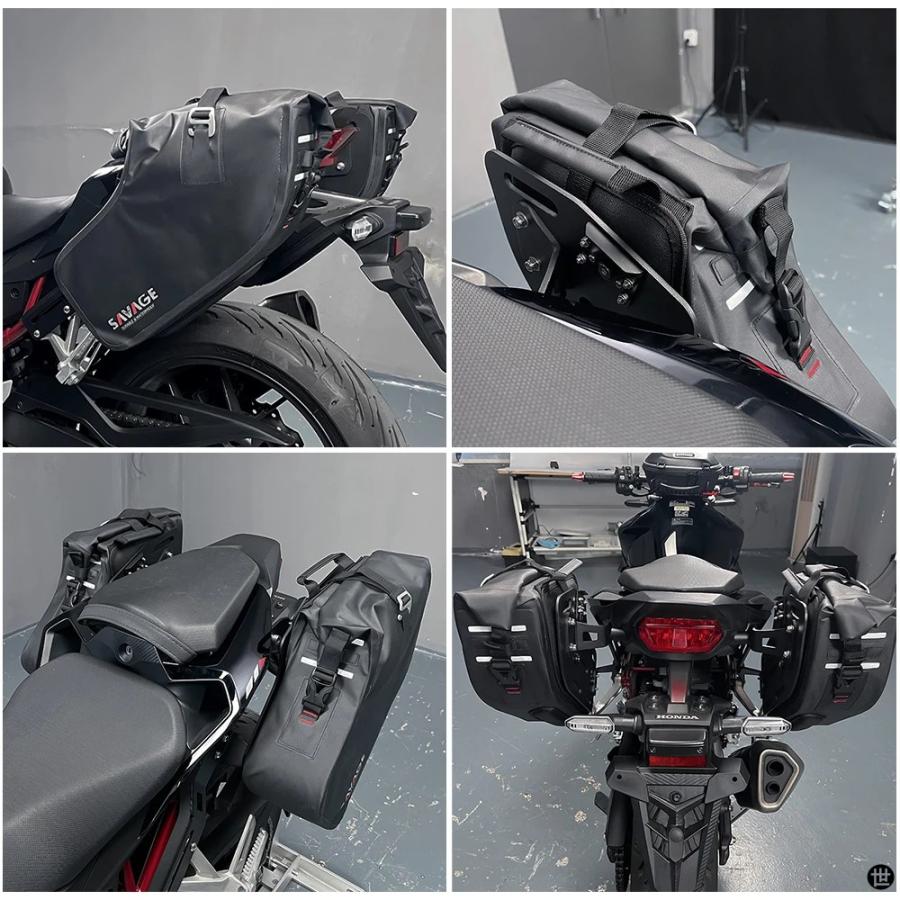 ホンダ CB750 ホーネット 750 バイクサイドバッグツーリングテール