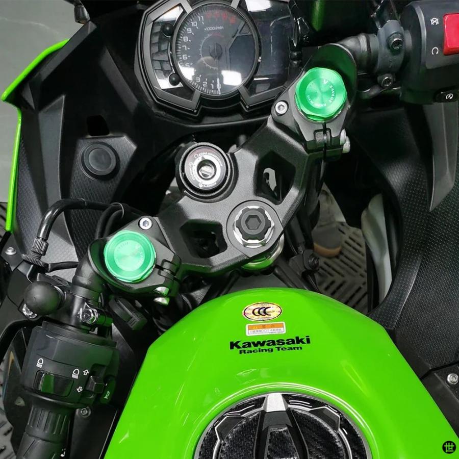 ナサ フロントフォークボルトキャップカワサキニンジャ 400 650/R バルカン