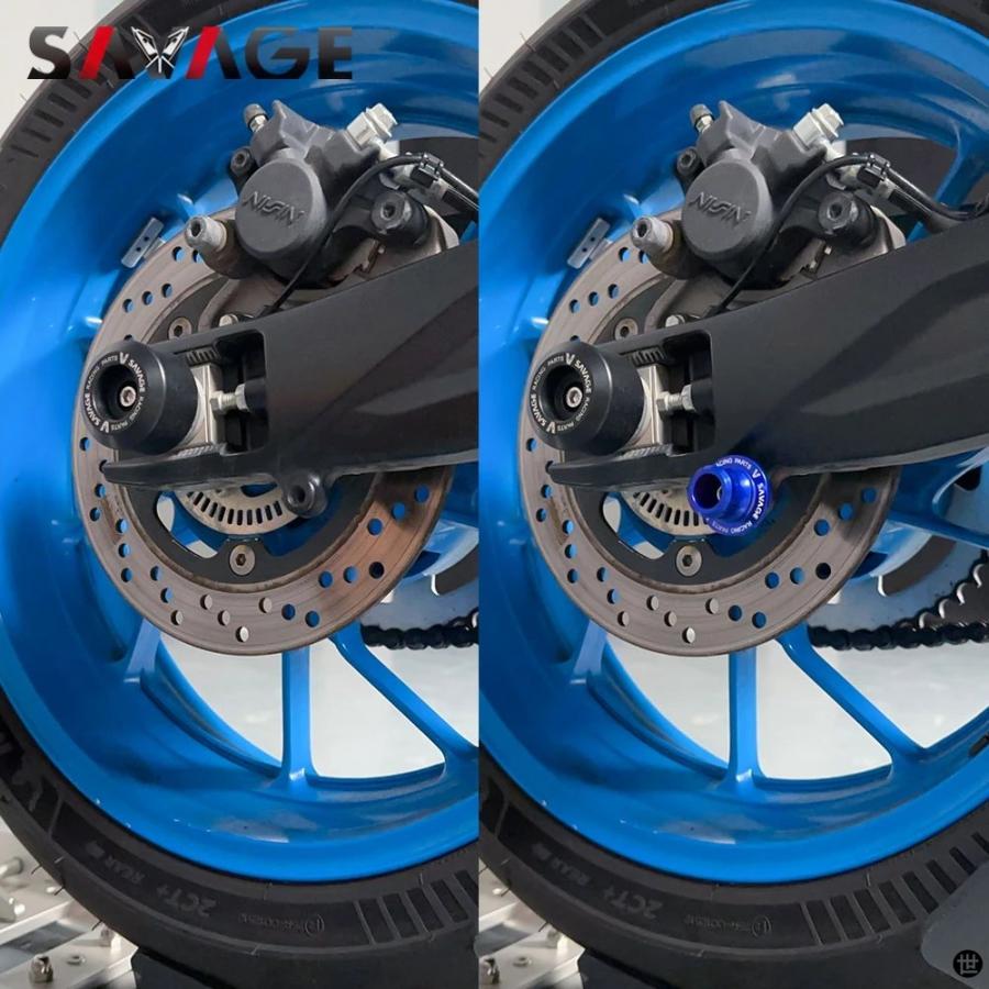 2024 GSX-8S GSX-8R M8 スイングアームスプールスライダースタンドネジ