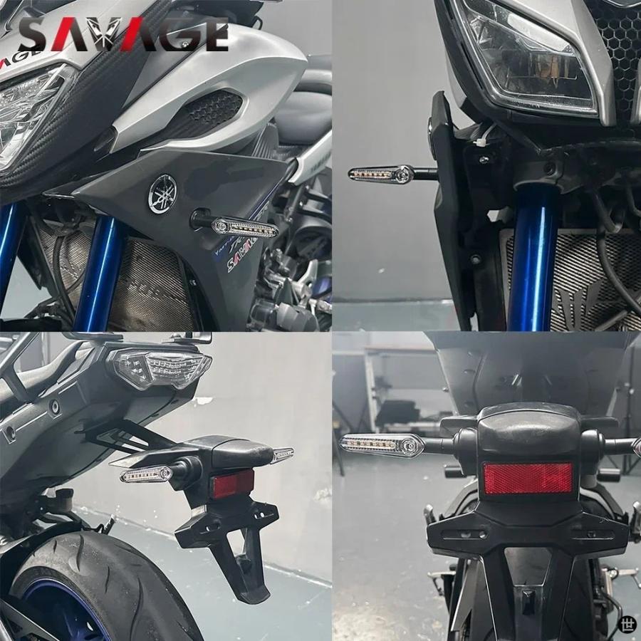 フラッシャー LED オートバイターンシグナルライト MT01 MT03 MT07