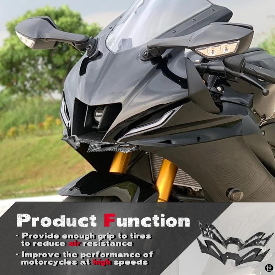 ヤマハ YZF-R3 YZF-R25 2019-2023 空力バイクフロントフェアリング