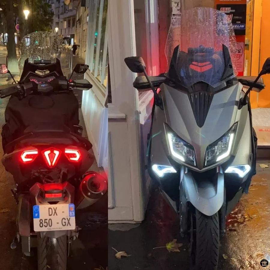ヤマハ T-MAX 530 LED 信号ウィンカー 2012-2016 TMAX530 2013 2014 LED フロントリアテールブレーキランプインジケータ EMARKの画像