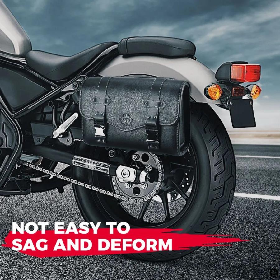 バイクサドルバッグサイドバッグレトロバイクツールバッグホンダレブル