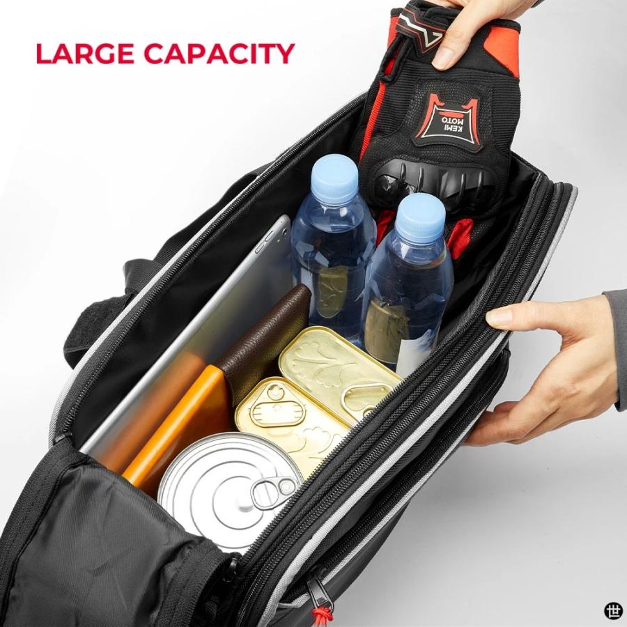 バイクサドルバッグ 2 個 15L サイドパニアバッグホンダ GROM バイク