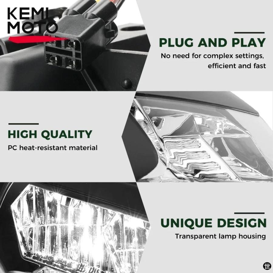 2020-23 カワサキ Z900 バイク LED フロントヘッドライトヘッドランプアセンブリ ZR900 ヘッドライトアクセサリーの画像
