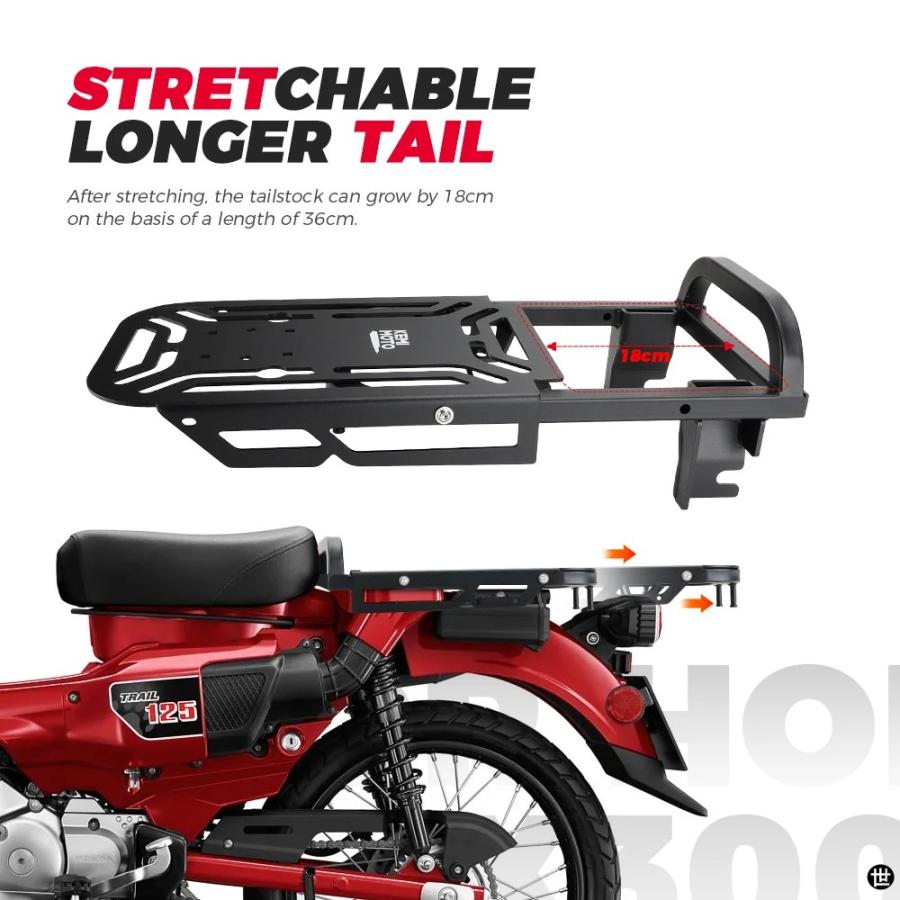 バイクリアテールラックホンダ CT125 トレイル 125 ハンターカブ 2023