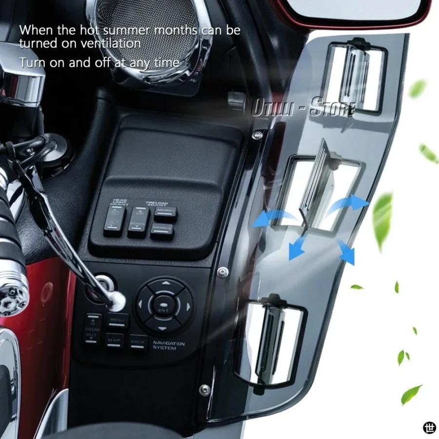 バイクフロントガラスウインドサイドディフレクターハンドシールド