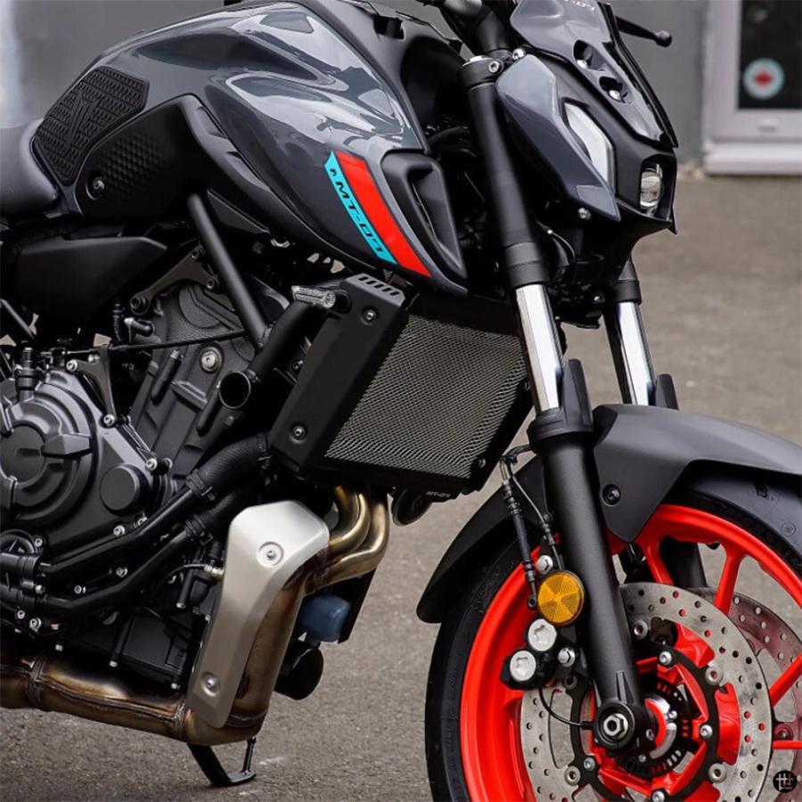 MT07 2018 2021 バイクサイドラジエーターグリルカバーガード