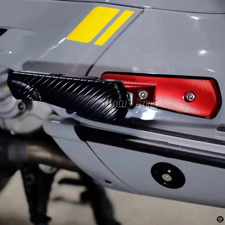 バイクピリオンシートリアフットレストフットペグ拡張フットペグ 
