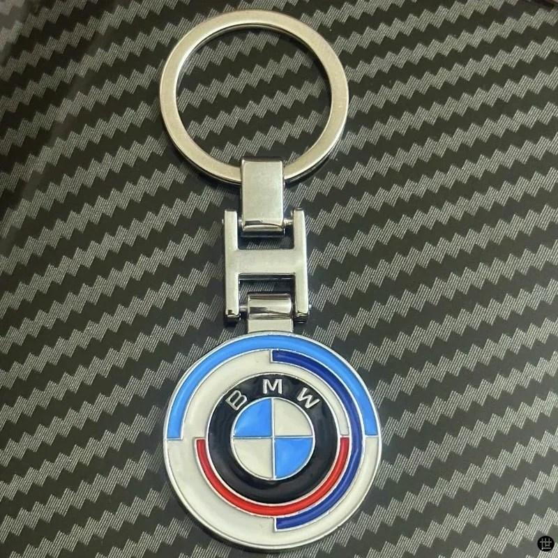 2024 50 周年新ロゴ BMW エンブレム高級キーホルダー X1 X2 X3 X4 X5 