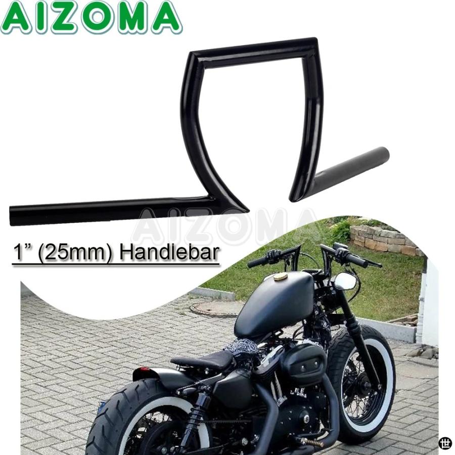 黒ドラッグ 1 ''25 MM Z バーエイプハンガーバイクハンドルバー