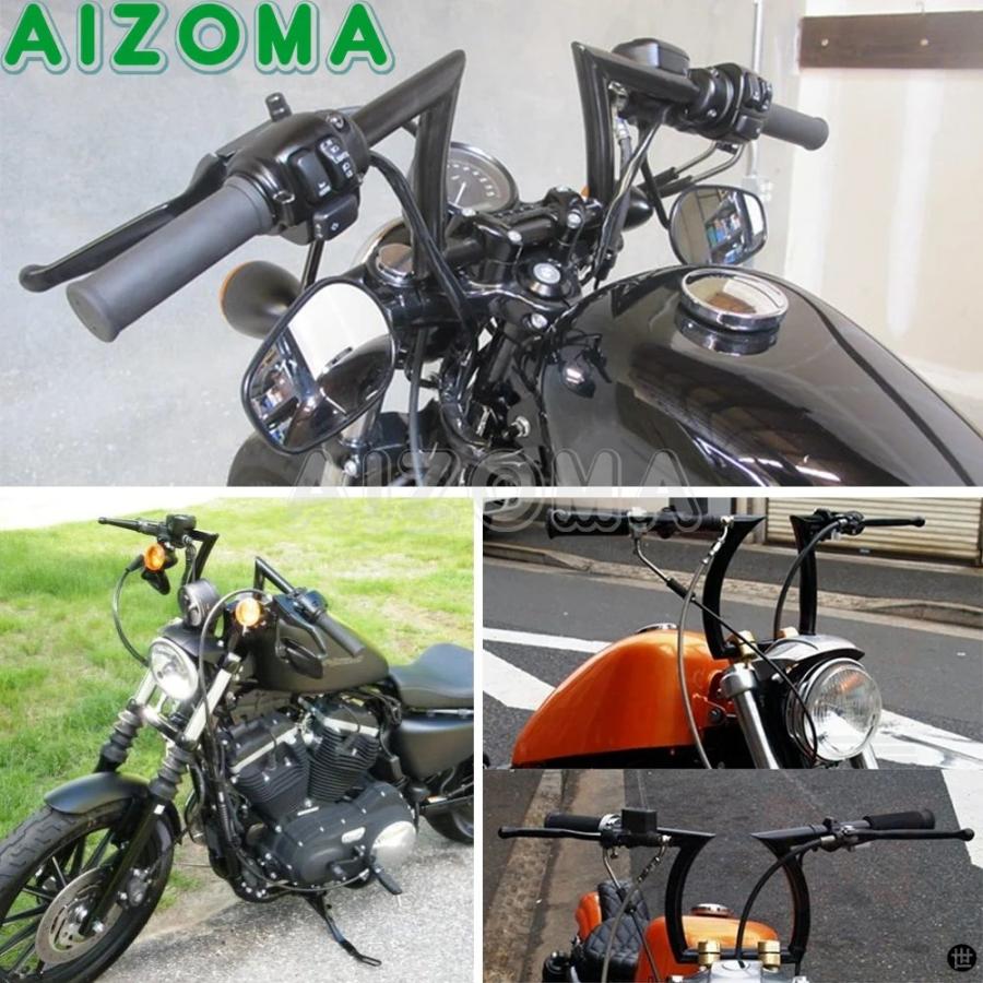 黒ドラッグ 1 ''25 MM Z バーエイプハンガーバイクハンドルバー