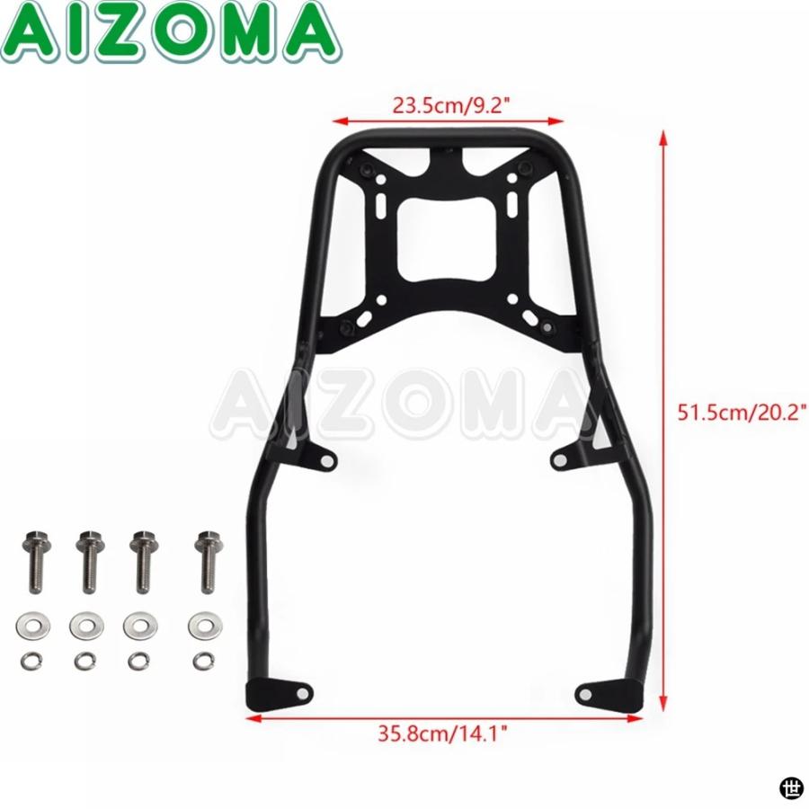 バイクリアトランクブラケットテール収納ボックスキャリアトップケースリアラックハーレーパンアメリカ 1250 RA1250 RA1250S 2021-2024の画像