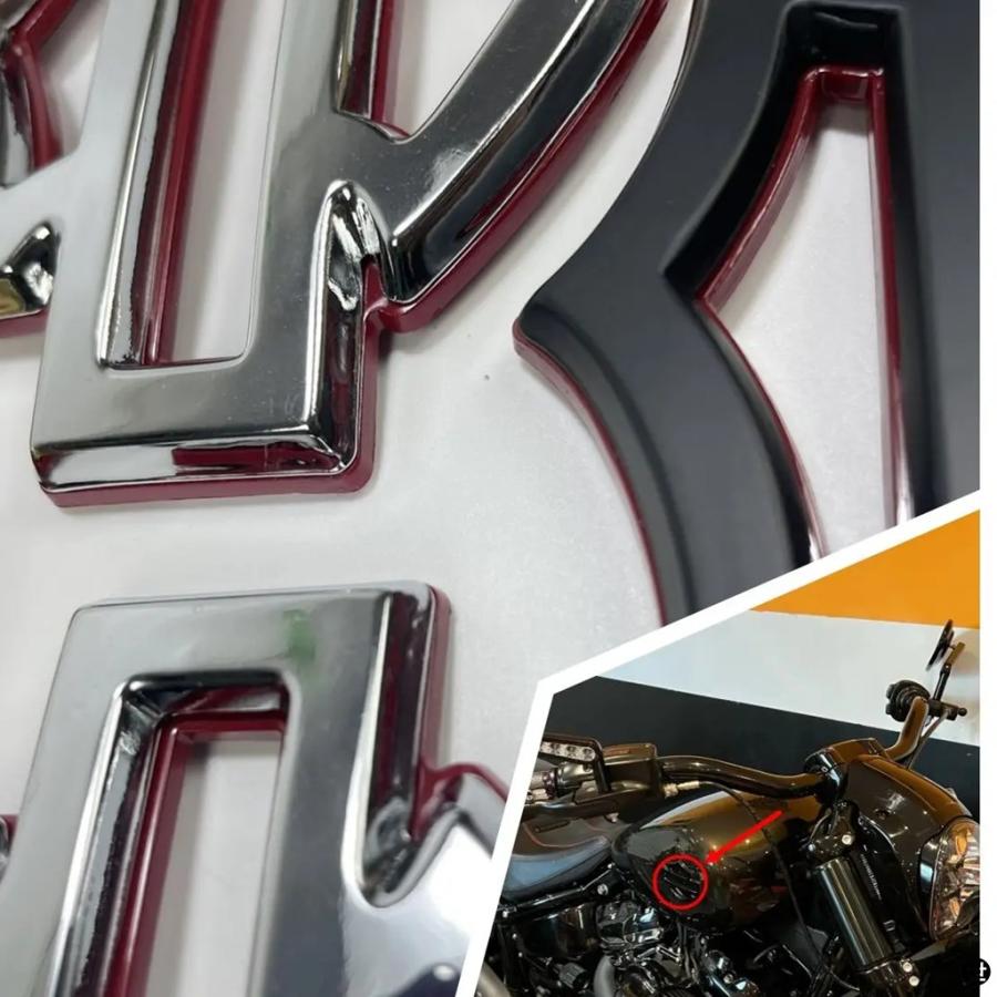 バイク燃料タンク金属ステッカーエンブレムバッジロゴハーレー XL883