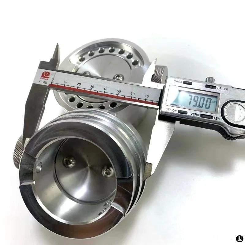 バイク円形マフラーマフラーバルブ 79 MM 80 MMハーレーロードキング