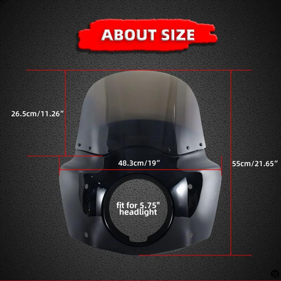 まるさま専用 11 インチバイクフロントフェアリングロードウォリアーフェア