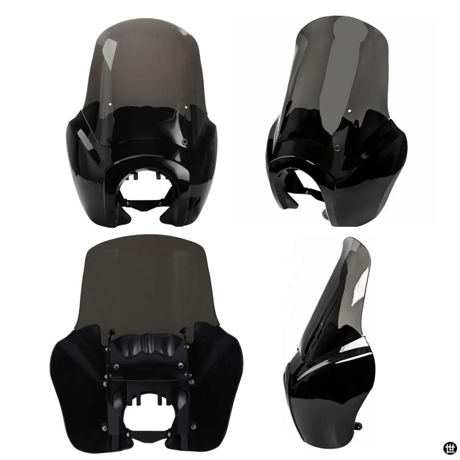 TSPORT フロントフェアリング バイククラブスタイル用 ハーレーダイナ