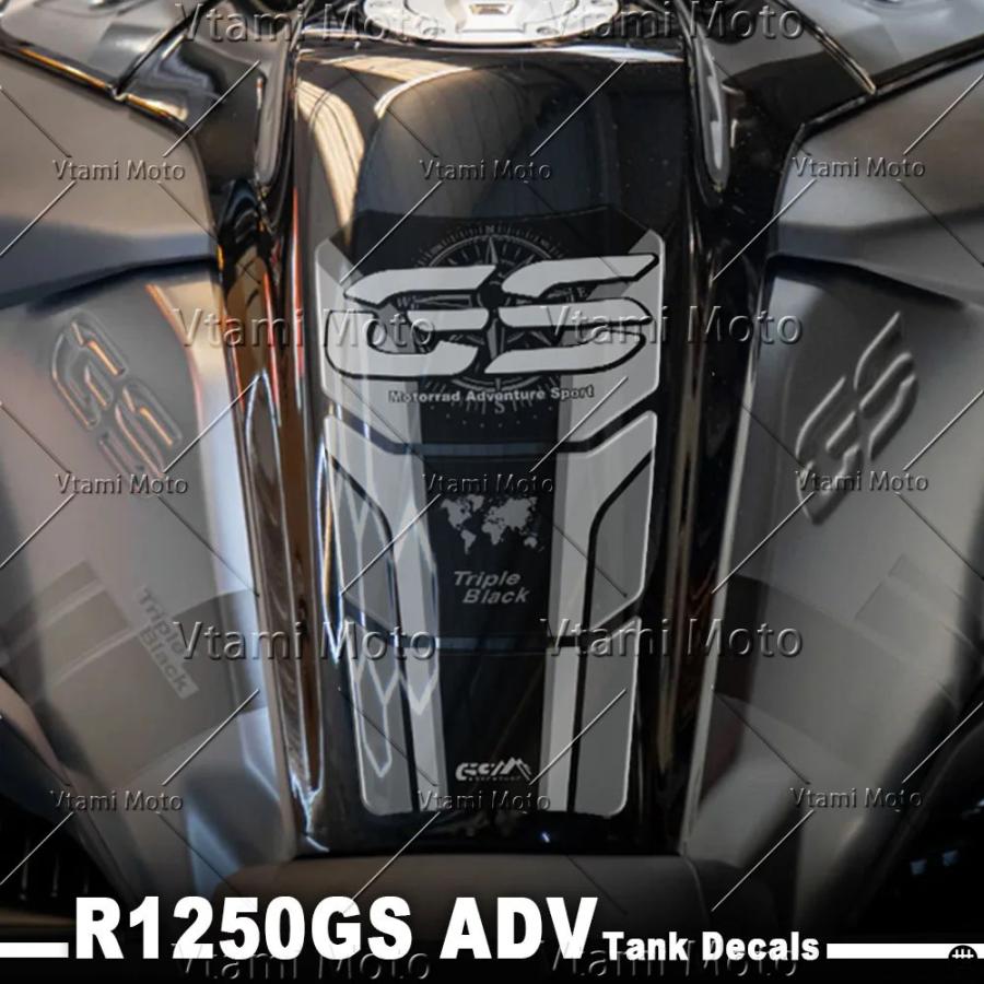 3D バイクタンクステッカータンクデカール R1250 GS アドベンチャー 