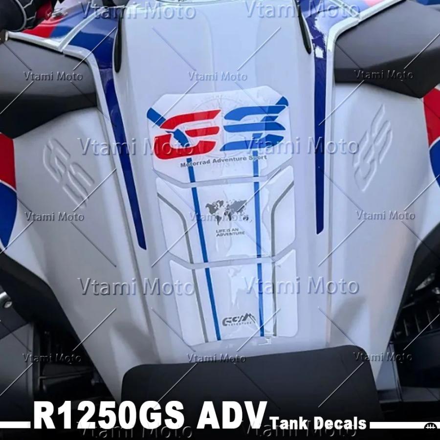 3D バイクタンクステッカータンクデカール R1250 GS アドベンチャー 