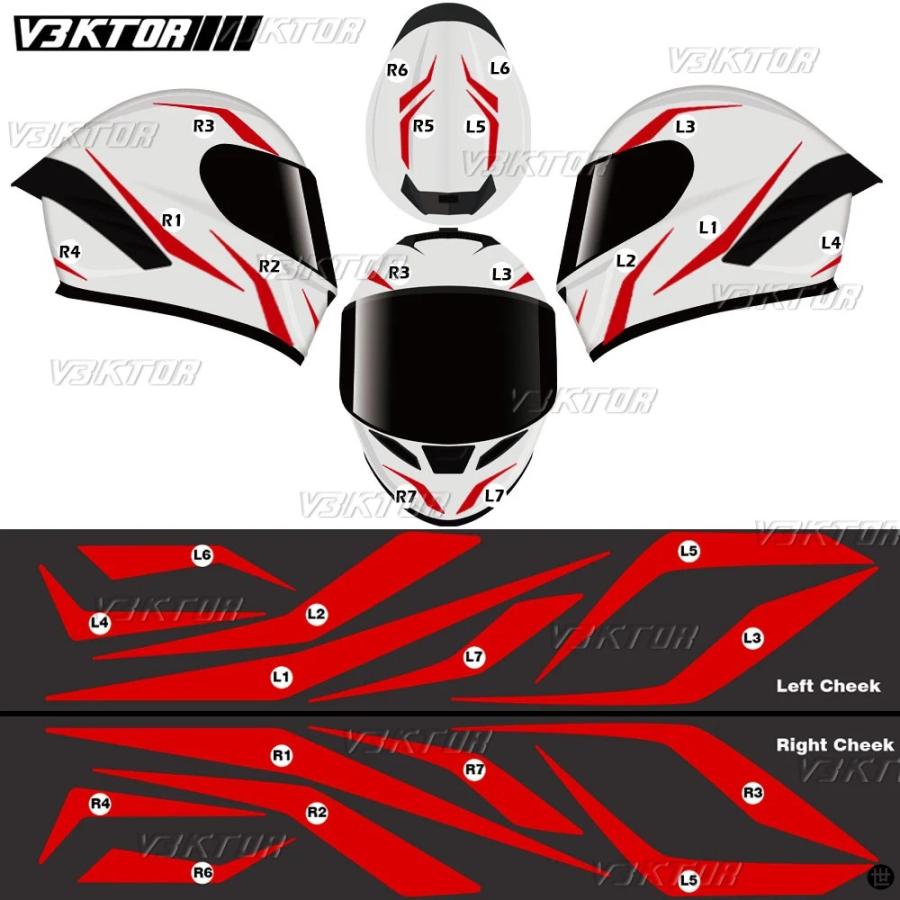 警察グッズ　警備用ヘルメットデカールステッカー バイクヘルメットステッカー反射フルフェイスヘルメットデカール