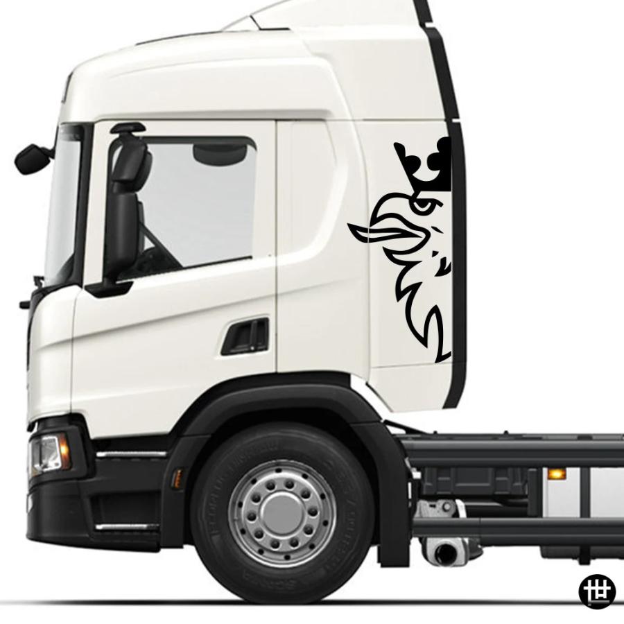 スカニアR G Sシリーズ用車サイドボディステッカー2枚セット ビニール