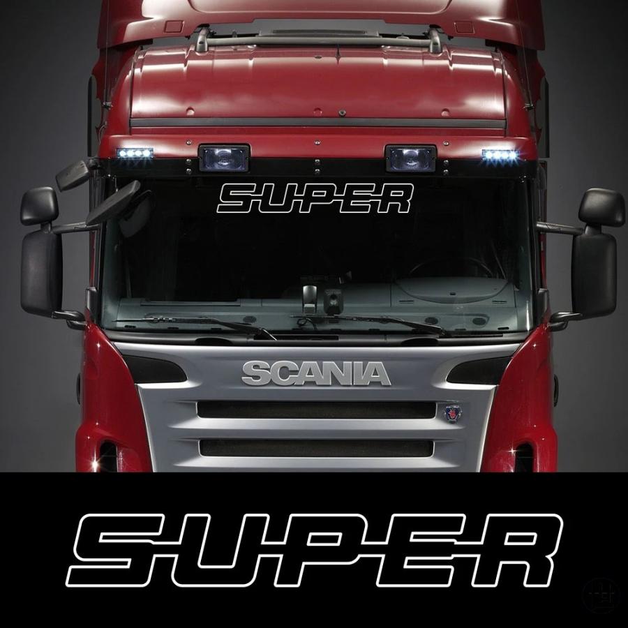 スーパーカーフロントガラスステッカー スカニア R S Gシリーズ