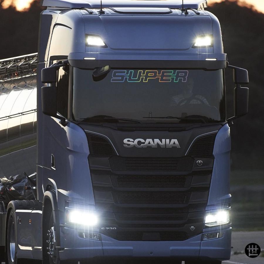 スーパーカーフロントガラスステッカー スカニア R S Gシリーズ