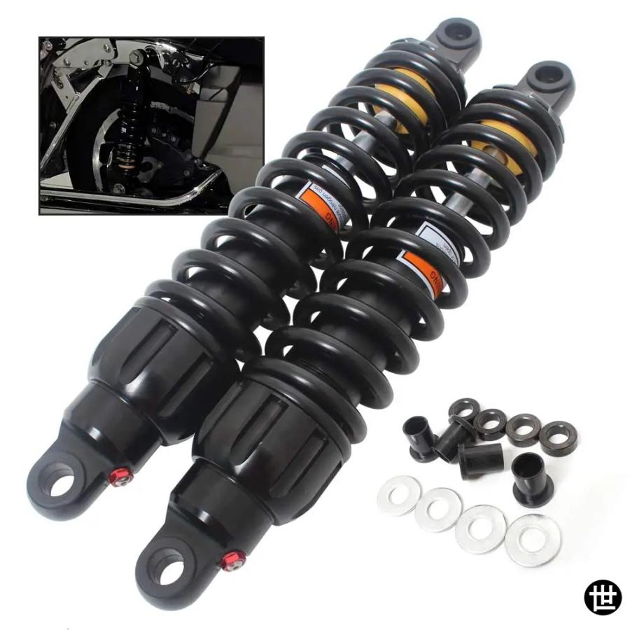 343/325MM バイク用ショックアブソーバー サスペンション リア 